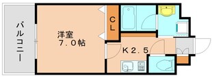 馬出九大病院前駅 徒歩4分 12階の物件間取画像